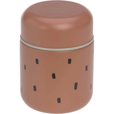 Lässig Food Jar Medium Happy Prints caramel 350 ml