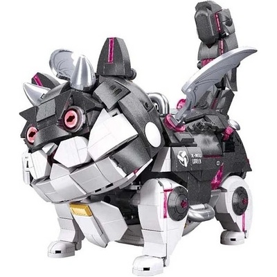 Sluban P8017 Mechanická kočka šedobílá