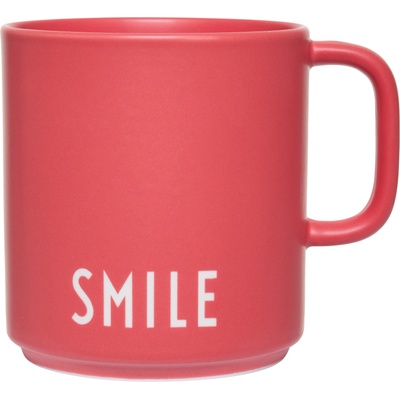 Design Letters Чаша с дръжка Favourite Smile червена (10101008ROSESMILE)