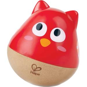 HaPe International Музикална играчка HaPe International - Бухал, червен (H0112)