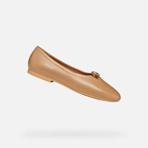 Geox Бежови дамски балерини Geox New Palmaria Geox | Bezhov | ЖЕНИ | 36