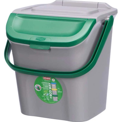 Stefanplast Odpadkový koš 28 l zelený
