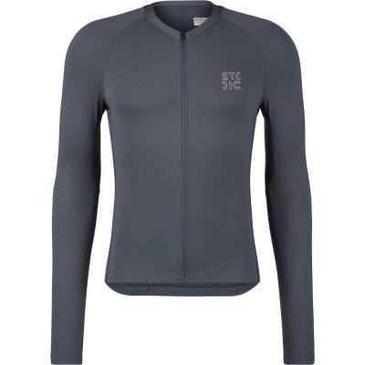 Stoic Мъжка фланелка с дълъг ръкав за колоездене Stoic DalslandSt. Gravel Jersey L/S Cycling jersey - Ink Grey - размер 3XL (056-4251-0216)