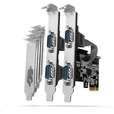 AXAGON PCEA-S4N, PCIe řadič - 4x sériový port