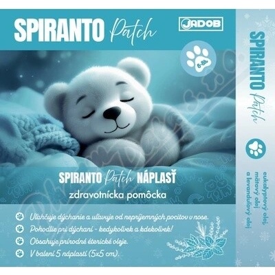 Jadob SPIRANTO Patch náplast 5 x 5 cm 5 ks