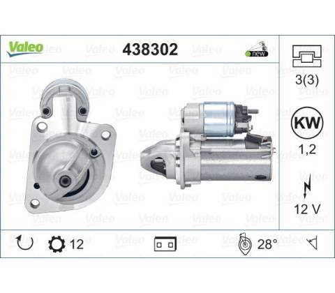 VALEO Startér 438302