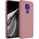 Pouzdro Kwmobile Motorola Moto G9 Play / Moto E7 Plus růžové