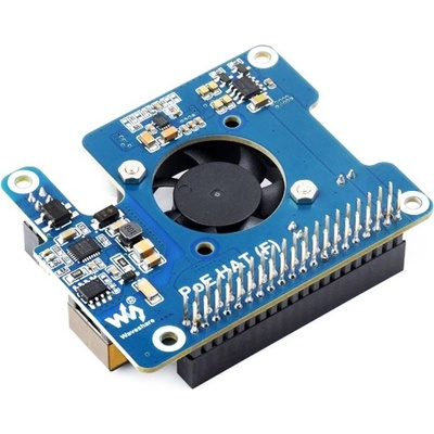 Waveshare PoE HAT (F) pre Raspberry Pi 5