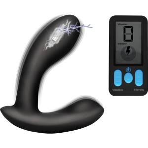 Zeus Electrosex E-Stim Pro Silicone Prostate Vibe with Remote