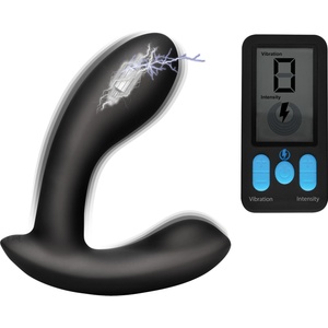 Zeus Electrosex E-Stim Pro Silicone Prostate Vibe with Remote