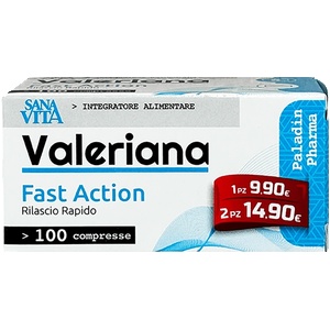 Paladin Pharma Стрес и добро настроение - Валериана (корен) SanaVita, 135 mg х 100 таблетки (551816 (50107) PP)
