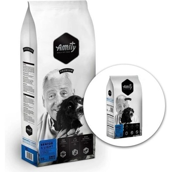 Amity Premium Senior Light 15 кг + 3 кг БЕЗПЛАТНО