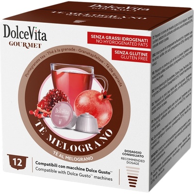 Dolce Vita Чай Dolce Vita с вкус на нар за Dolce Gusto 12 капсули