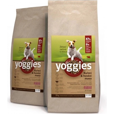 Yoggies granule lisované za studena s probiotiky Kuřecí & hovězí maso 30 kg