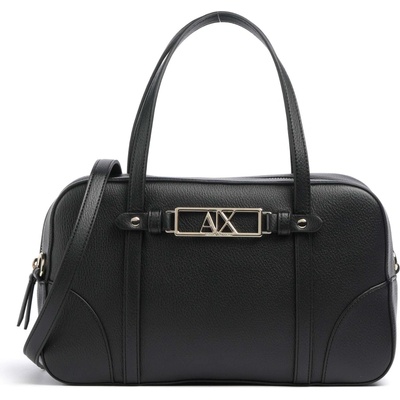Armani Exchange bowlingová kabelka černá