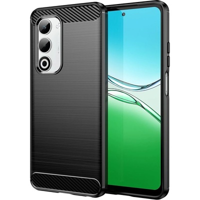OPPO A5 5G / A5 4G Удароустойчив Калъф Carbon Fiber Brushed и Протектор - черен, тъмносин и червен