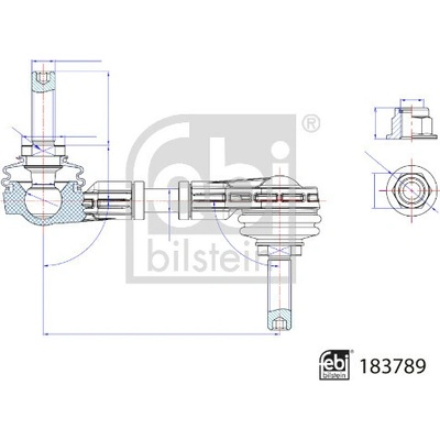 Tyč nebo vzpěra stabilizátoru FEBI BILSTEIN 183789