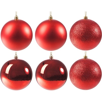 SPRINGOS A0090 C Vianočné gule 6 ks
