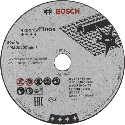 Kotúč Bosch Inox na GWS 12V, 5 ks