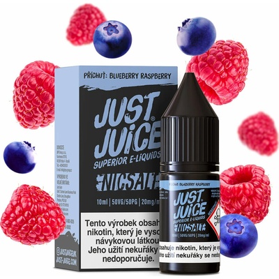 Just Juice Salt Blue Raspberry 10 ml 20 mg