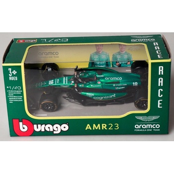 BBURAGO F1 RACER Aston Martin AMR23 2023 Lance Stroll 18-38090 1:43