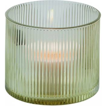 Image 1 of Philippi Свещник Philippi - Line, 18 x 18 x 16 cm, лайм (PH 107011)