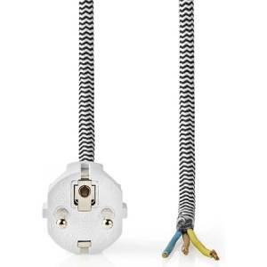 Nedis CEGL11930WT Захранващ кабел за гладене, покритие от плат, 3 м (CEGL11930WT)