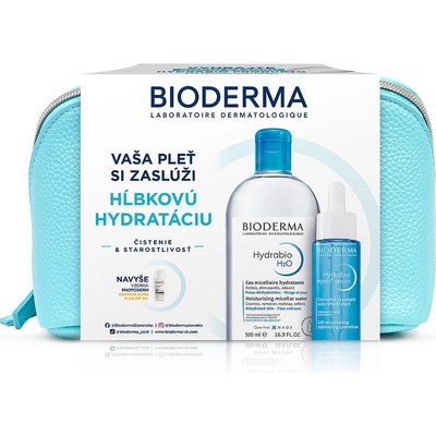 Bioderma Hydrabio H2O micelárna voda 500 ml + Hyalu+ sérum + vzorka 1 darčekový set