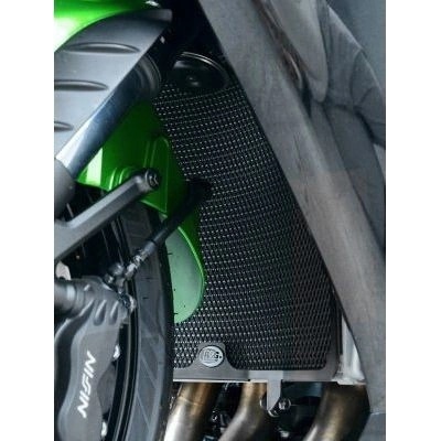 Kryt chladiče RG Racing pro Kawasaki Gtr1400 \'07 a Kawasaki Zzr1400 \'06- černý - Černá