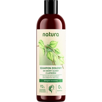 Natura Šampón proti lupinám s extraktom z brezového dechtu 380 ml