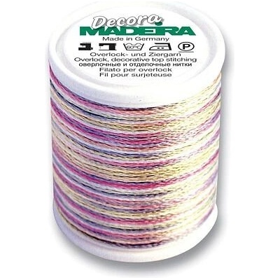 Dekorativní nit Madeira Decora č.6 (100 m) barva 1590 soft ice