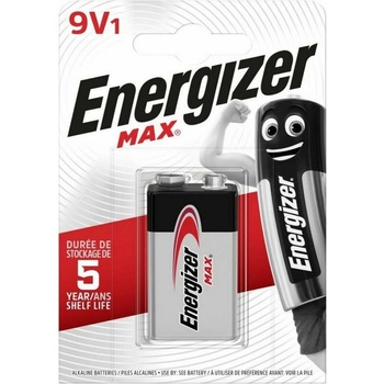 Energizer Батерия алкална Energizer Max, 6LR61, 9V, 1бр. в опаковка