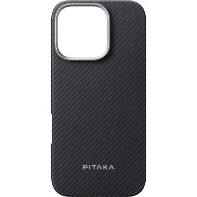PITAKA Гръб Pitaka MagEZ Case 5 за iPhone 16 Pro Max - Black/Grey Twill (8594184315064)