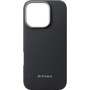 PITAKA Гръб Pitaka MagEZ Case 5 за iPhone 16 Pro Max - Black/Grey Twill (8594184315064)
