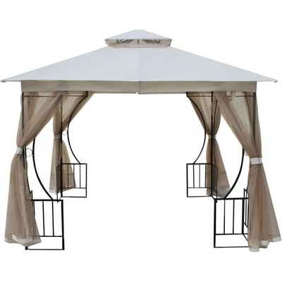 Mira-N Шатра 3м oxford ЧЕРНА рамка БЕЖОВ плат и мрежа против комари (0166251)