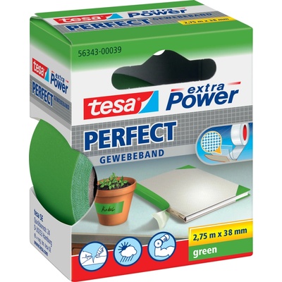 Tesa Extra Power Perfect 56343-00039-03 páska so skleným vláknom 2,75 m x 38 mm zelená 1 ks