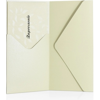 Galeria Papieru obálky DL Pearl SP/kapsa ivory 220g, 5ks