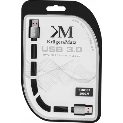 Kruger & Matz KM0337 1x USB 3.0 A konektor - 1x USB 3.0 A konektor, 1M