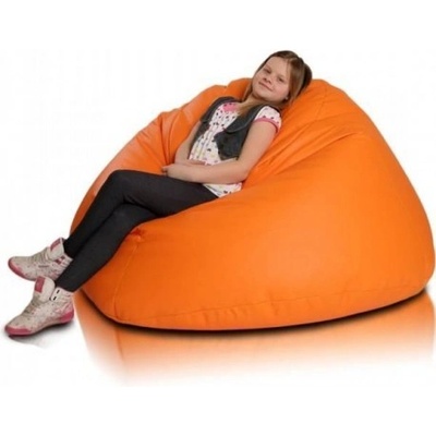 Ecopuf MAXI ekokůže E4 Oranžová