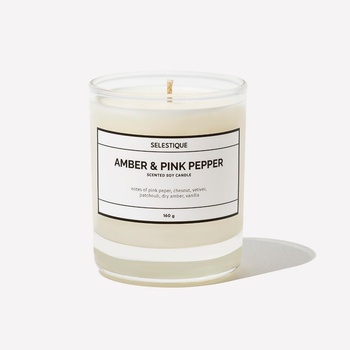 Selestique® Amber & Pink Pepper - Ароматна свещ 160 г