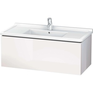 Duravit L-Cube - Шкафче за умивалник 41x102x47 см, 1 чекмедже, лъскаво бяло LC616602222 (LC616602222)