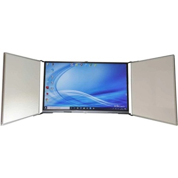 Office1 Бяла дъска Wings, керамична, с 2 крила, за дисплей 65 (1077160015)