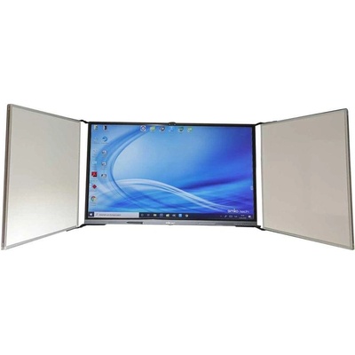 Office1 Бяла дъска Wings, керамична, с 2 крила, за дисплей 65 (1077160015)