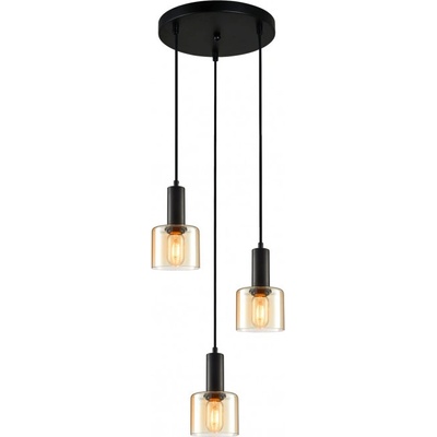 Italux PND-65342-3A-BK+AMB