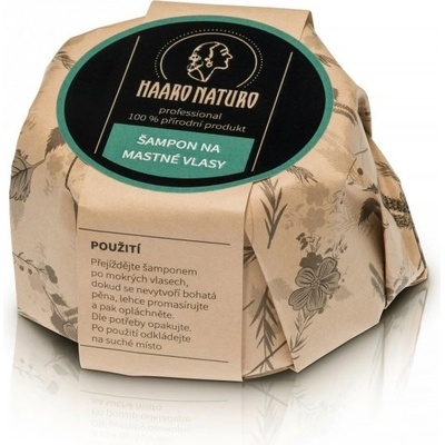 Haaro Naturo tuhý šampon na mastné vlasy 100 g