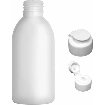Tera plastová lahvička bílá s bílým dávkovacím víčkem 200 ml