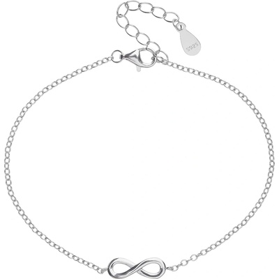 Bealio 11010 stříbrný náramek NEKONEČNO 16+3 cm 03-11010-0550