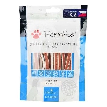 Perrito Chicken and Pollock Sandwich,Stripes 100 g