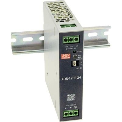 MEAN WELL XDR-120E-24 síťový zdroj na DIN lištu 24 V 5 A 120 W Obsah 1 ks