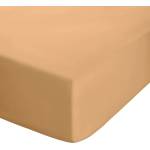 Catherine Lansfield Жълтo-оранжев еластичен чаршаф от перкал 90x190 cm Easy Iron Percale - Catherine Lansfield (BD/18277/W/SFD/CM)